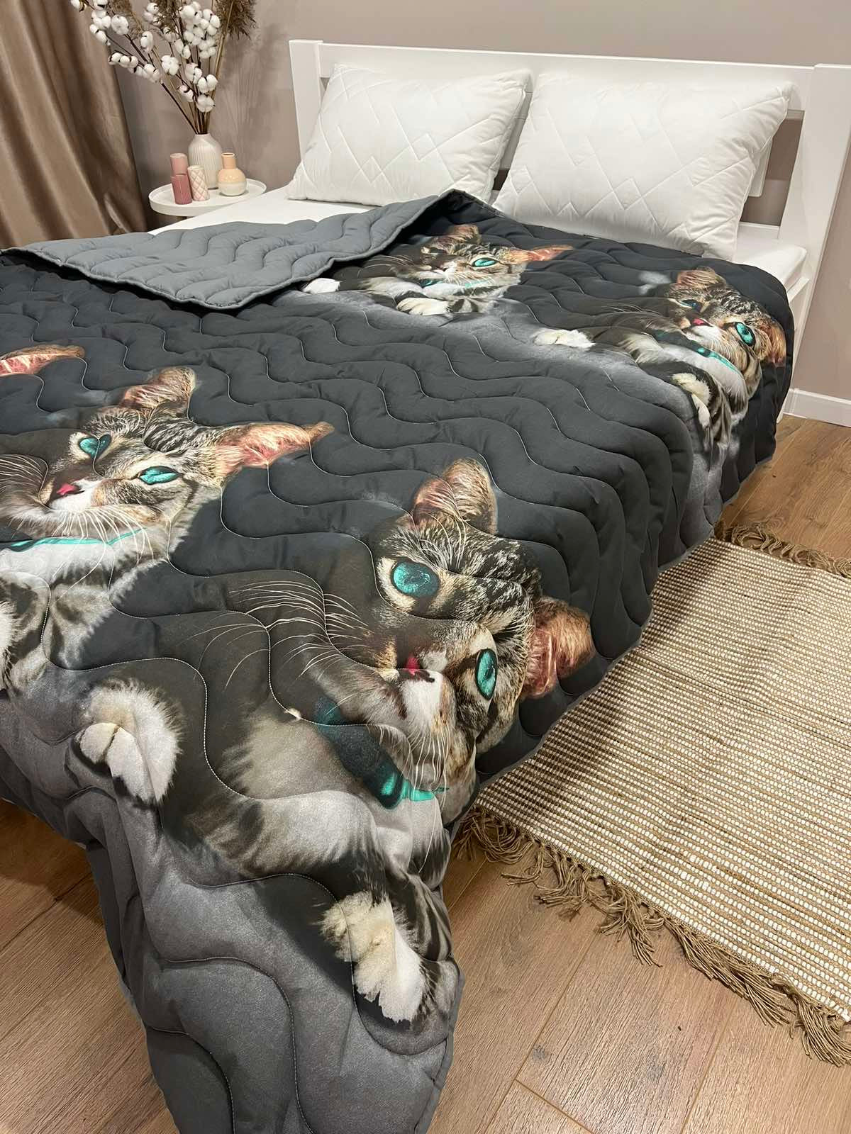 Summer quilt with 3-D pattern