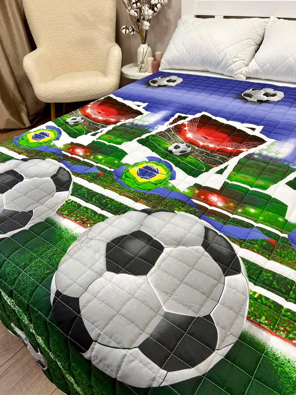 Children's football blanket