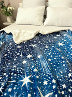 Велюрова ковдра з візерунком