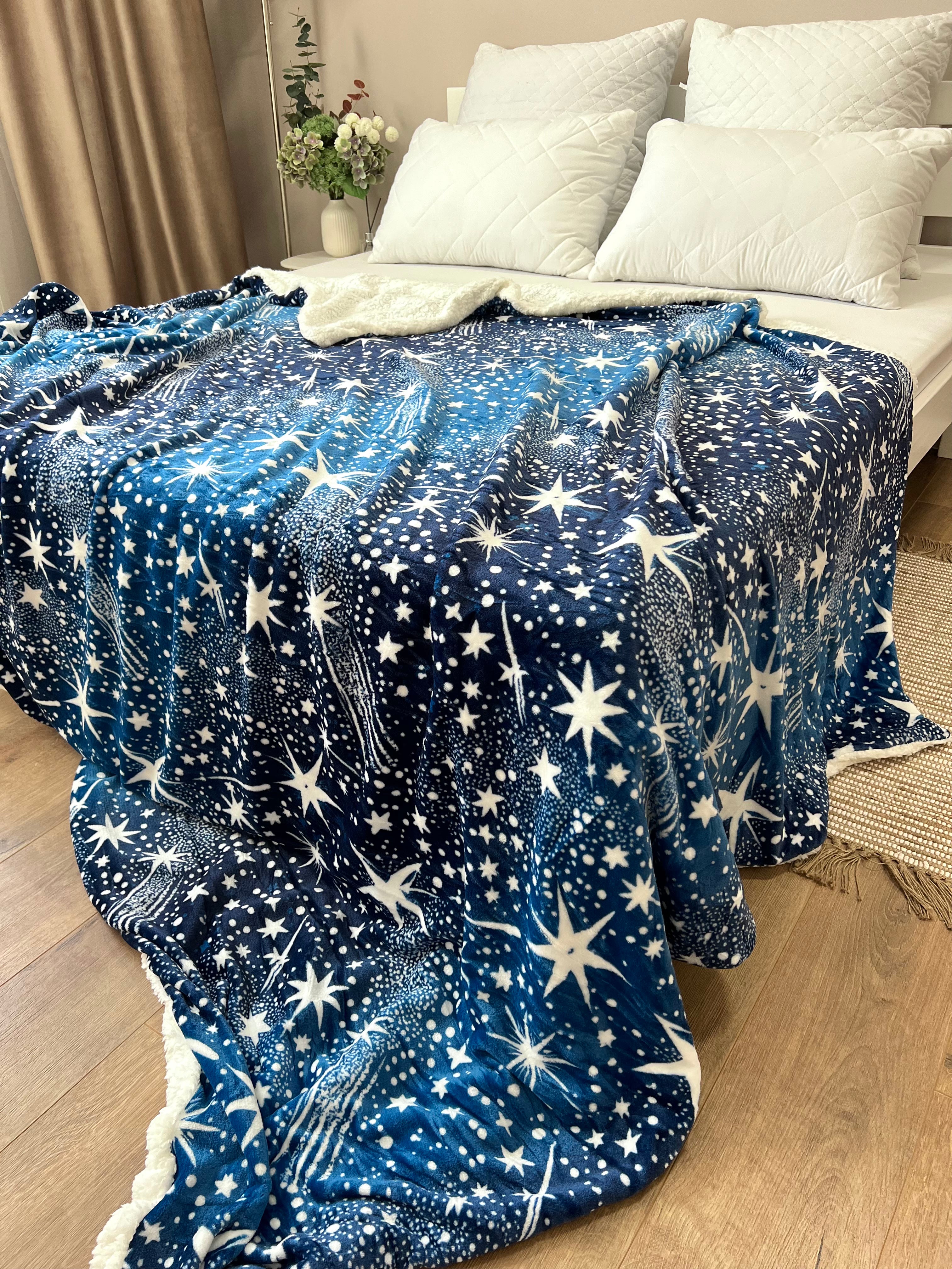 Велюрова ковдра з візерунком