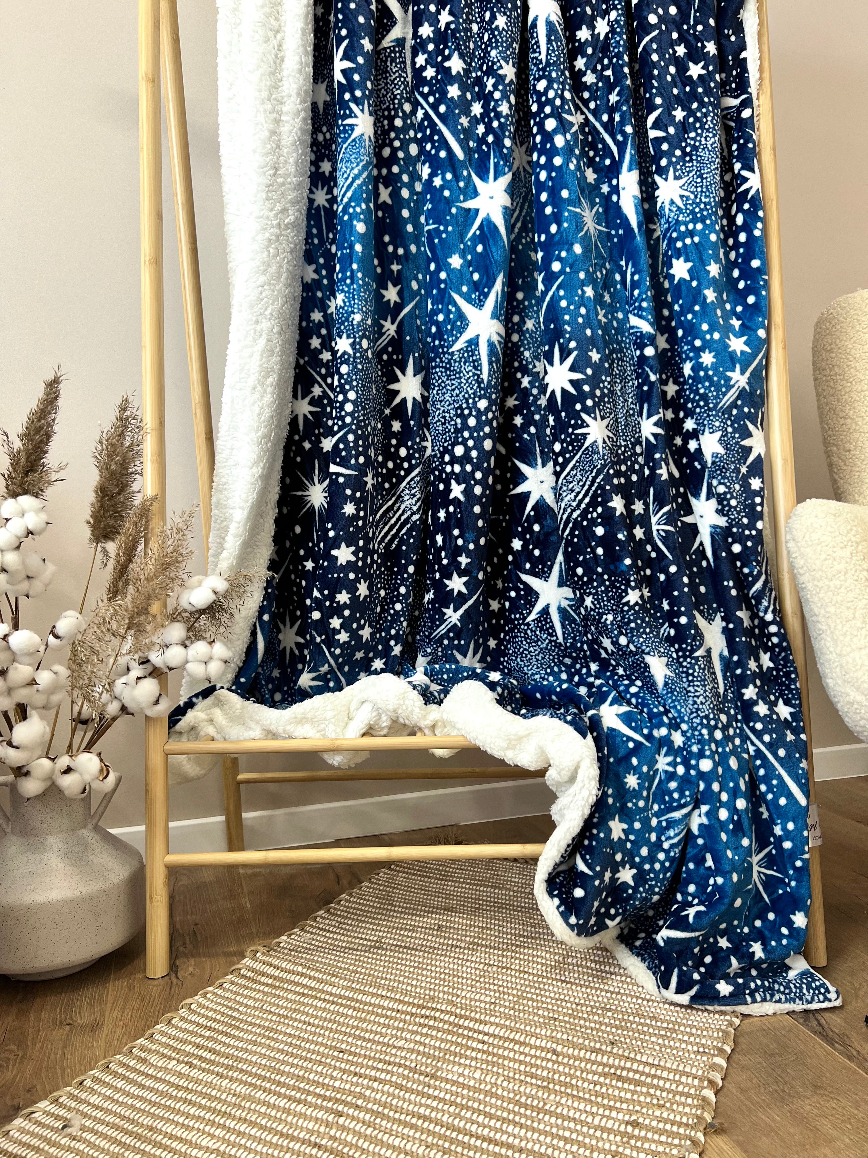 Велюрова ковдра з візерунком