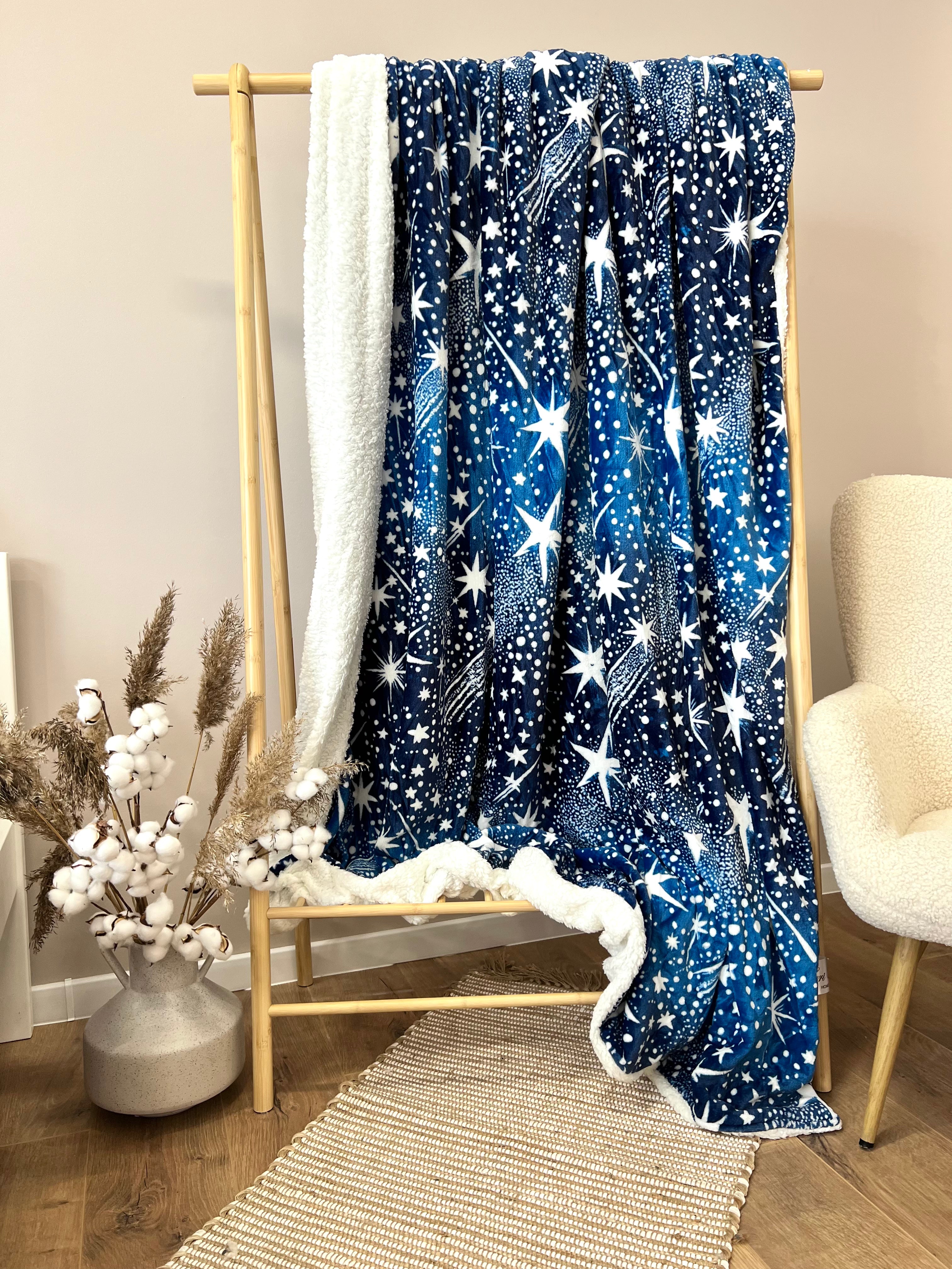 Велюрова ковдра з візерунком