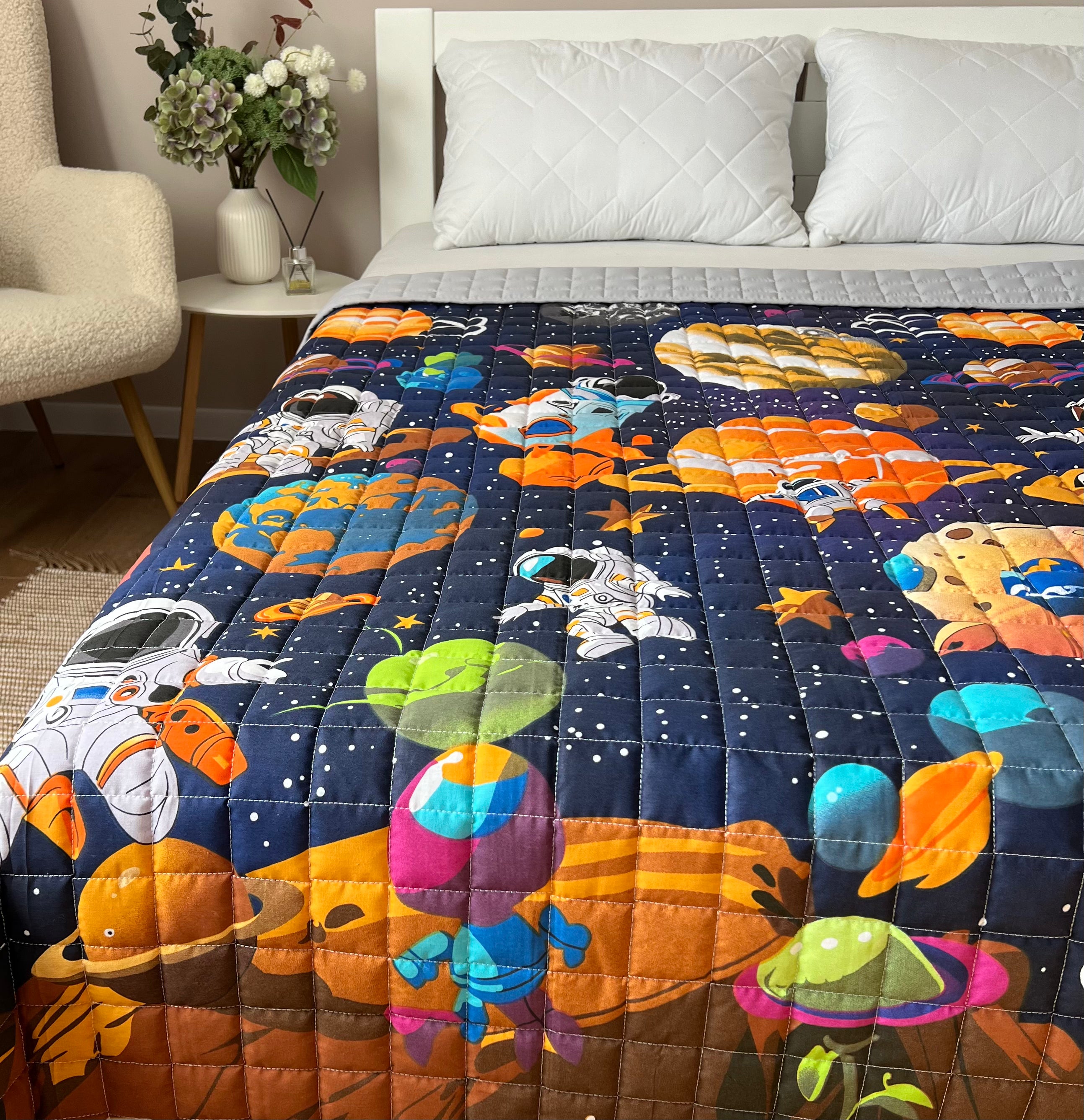 Children's blanket Space