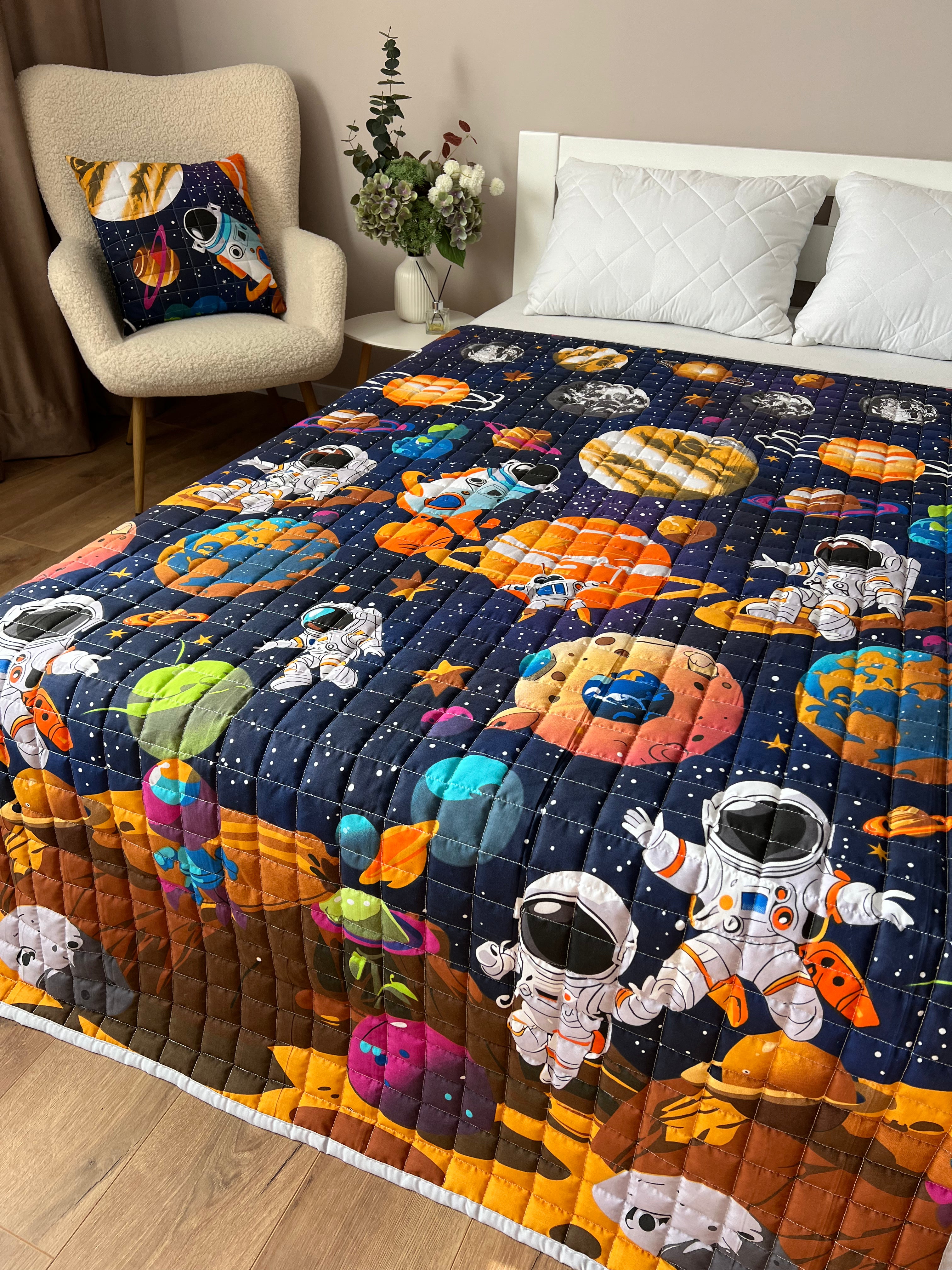 Children's blanket Space